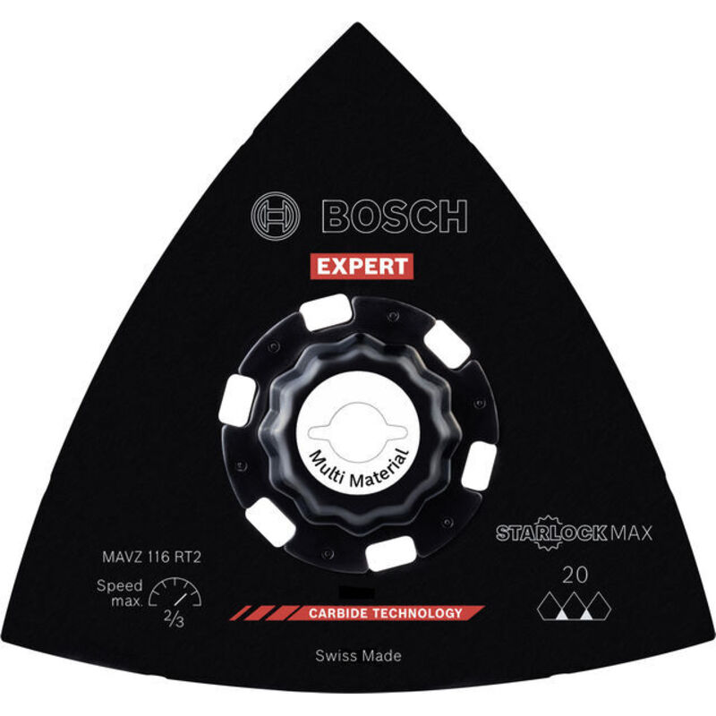 Bosch EXPERT MAVZ 116 RT2 Starlock Max Oscillating Multi Tool Sanding Plate