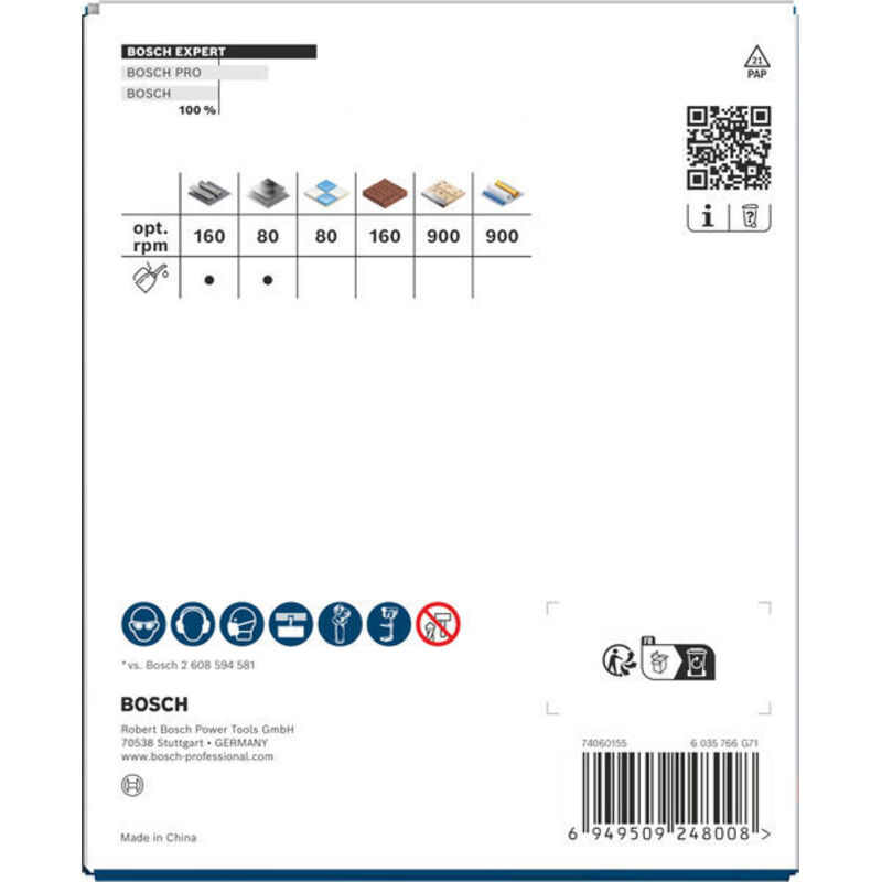 Bosch EXPERT Multi Material Power Change Plus, sega a tazza, 111 x 60 mm