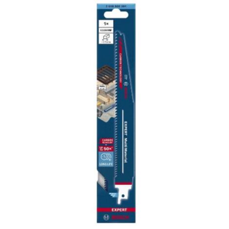 Bosch EXPERT TC Carbide Progressor for Wood & Metal Sabre Saw Blade - 50x Life