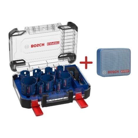 Bosch EXPERT Tough Material Lochsägen-Set  13 Stück  + JBL Lautsprecher