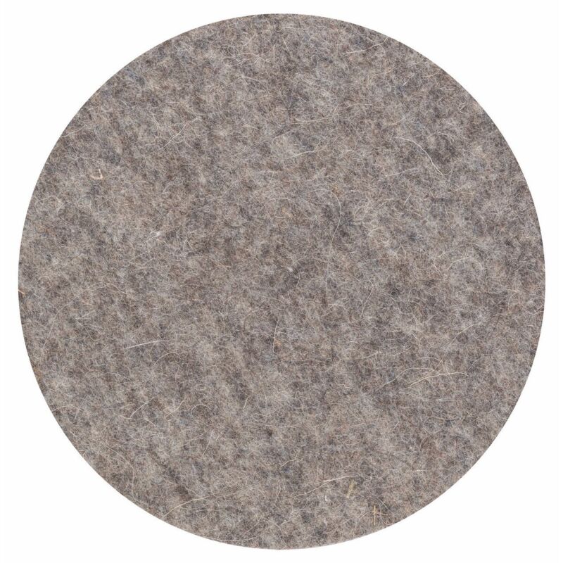 Feltro lucidante per levigatrici orbitale, morbido, con velcro, 160 mm, confezione da 2