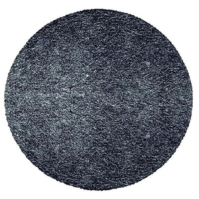 Feltro lucidante per levigatrici orbitale, rigido, con velcro, 128 mm, confezione da 5