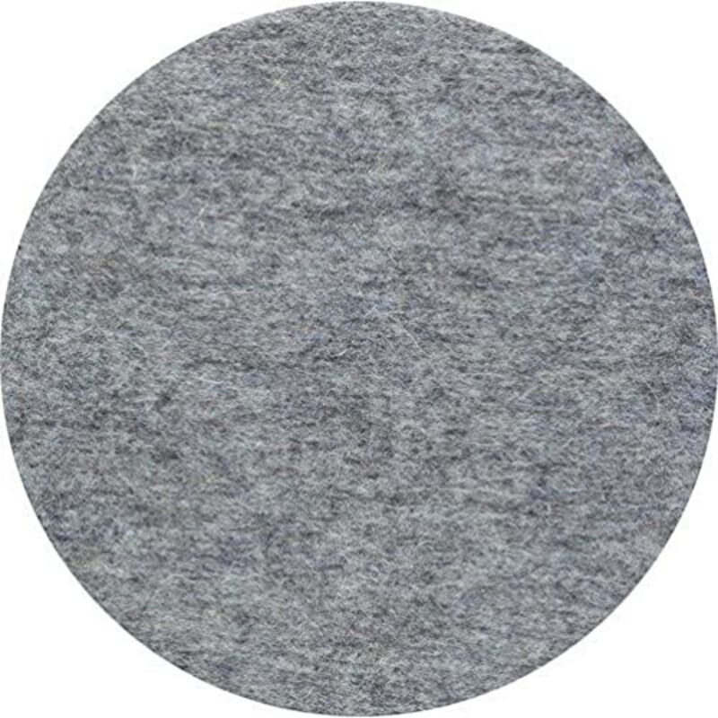 Feltro lucidante per levigatrici orbitale, rigido, con velcro, 160 mm, confezione da 2