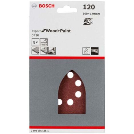 Lot De 10 Feuilles Abrasives Pour Souris 40/60/80/100/120/150/180