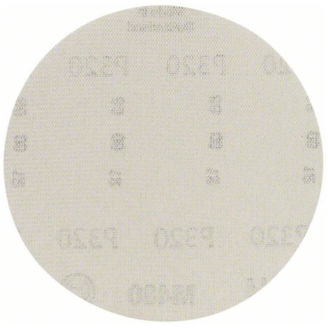 Bosch feuille abrasive M480 Net Best for Wood and Paint 115 mm 320 5 pièces