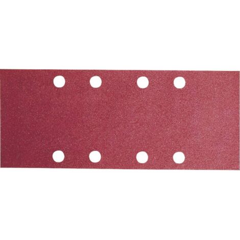 Bosch – Feuilles abrasives pour ponceuses vibrantes 93 x 185 mm – Lot de 10 – Grain 180 – 8 trous – 2609256A84