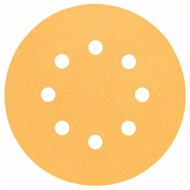 Disco Adesivo 125mm C470 G150 8 Fori - 50 Pz - B 2608621000