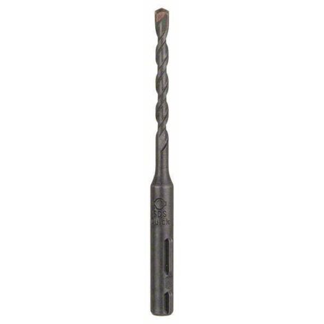 Bosch – Foret à béton SDS Quick 4 mm – Longueur utile 40 mm – Longueur totale 85 mm – Pointe carbure pour béton dur et maçonnerie - 2609256900