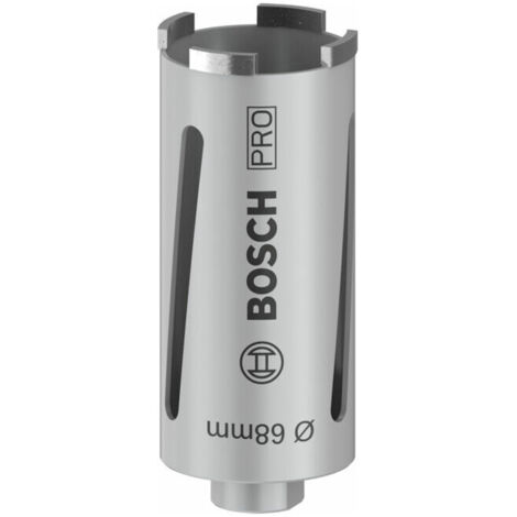 Bosch – Foret de perçage à sec 68 mm – Longueur 150 mm – Raccord G 1/2 pouce – Performance optimale pour maçonnerie dure