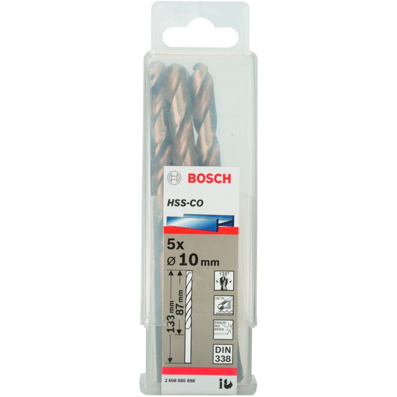 Bosch - Foret à métaux HSS-Co din 338 (10 x 87 x 133 mm) 2608585898