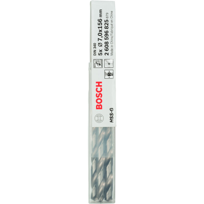Bosch - Mèche à métaux hss-g din 340 7 x 102 x 156 mm 2608596825