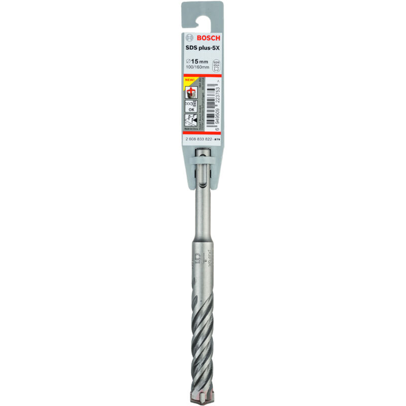 Bosch Marteau perforateur sds Plus 5X 15 x 100 x 160 mm 2608833822