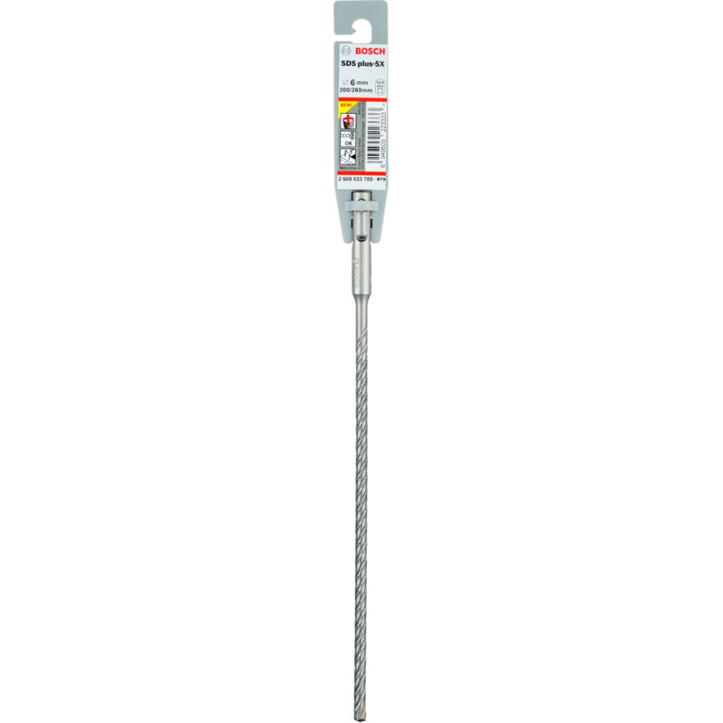 Bosch SDS plus 5X Mèche pour béton maçonnerie béton armé 6 mm SDS plus longueur : 260 mm