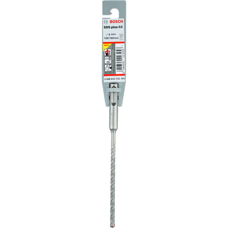 Bosch SDS plus 5X Mèche pour béton maçonnerie béton armé 5 mm SDS plus longueur : 160 mm