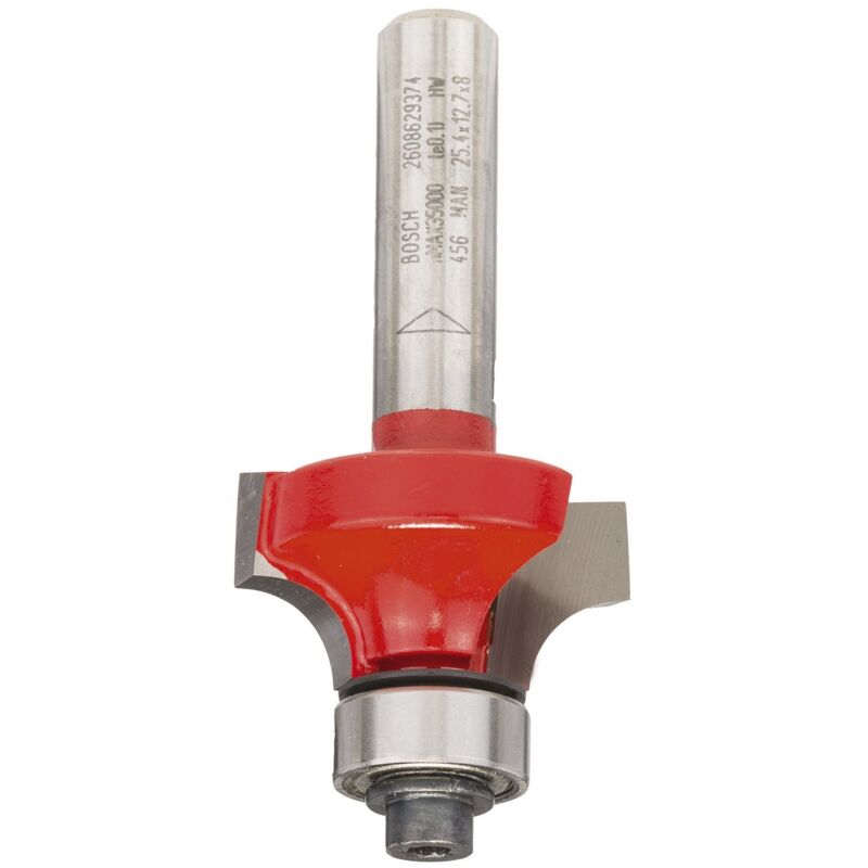 Bosch - Fraises à arrondir Expert for Wood 8 mm d 25,4 mm R1 6,4 mm al 12,7 mm g 55,2 mm - 2608629374