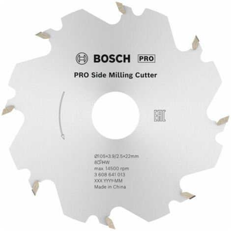 Bosch – Fraise à disque 22 mm – Épaisseur 4 mm pour rainures – Pour bois massif et composites – Compatible GFF 22 A Professional - 3608641013