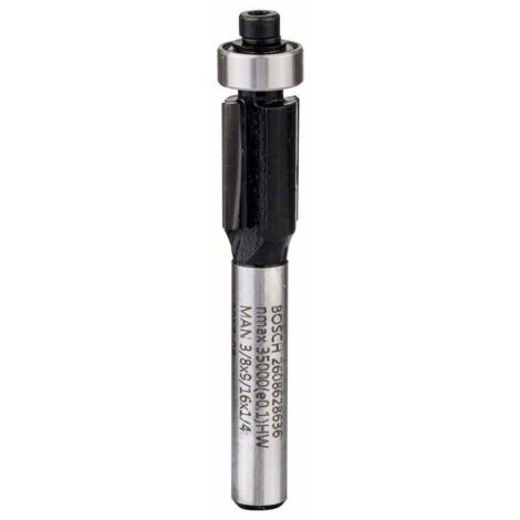 Bosch – Fraise pour défonceuse affleureuse 9,5 mm – Carbure de tungstène pour bois dur – Longueur 56 mm – 2608628636