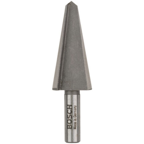 Bosch – Fraise progressive cylindrique 5-20 mm – Longueur 71 mm – Diamètre de queue 8 mm – Pour perçage précis de tôles métalliques