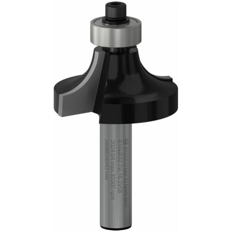 Fraise ronde 8 mm R1 10 mm L 165 mm G 57 mm BOSCH 2608628342