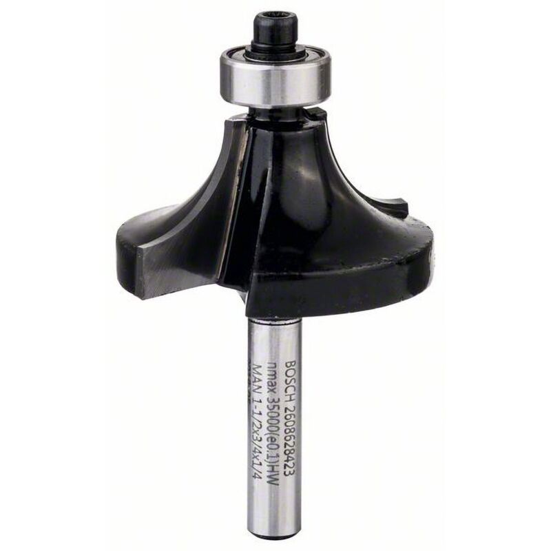 Bosch - Fraise à arrondir 1/4' R1 12,7 mm ø 38,1 mm l 18,6 mm g 60 mm - 2608628423