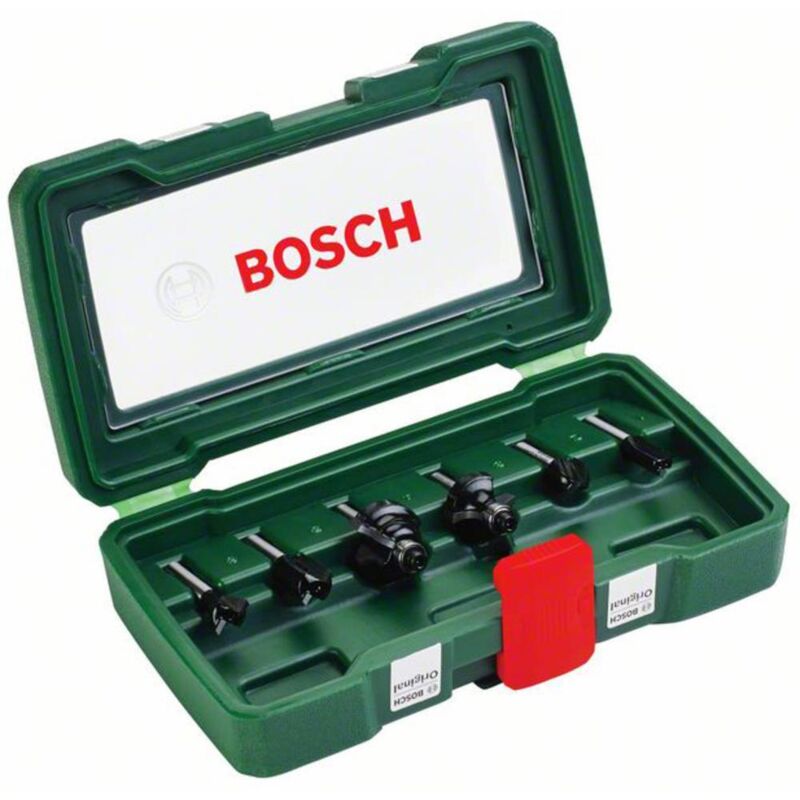 Fraises Métal Bosch 2 607 019 464 – Coffret de 6 pièces, Queue 6 mm - vue 4
