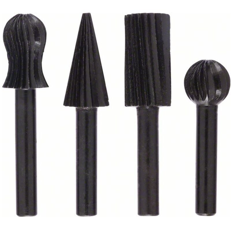 Image of Freihandfräser-Set für Bohrmaschinen, 4-tlg., 6 mm, 13 mm - Bosch