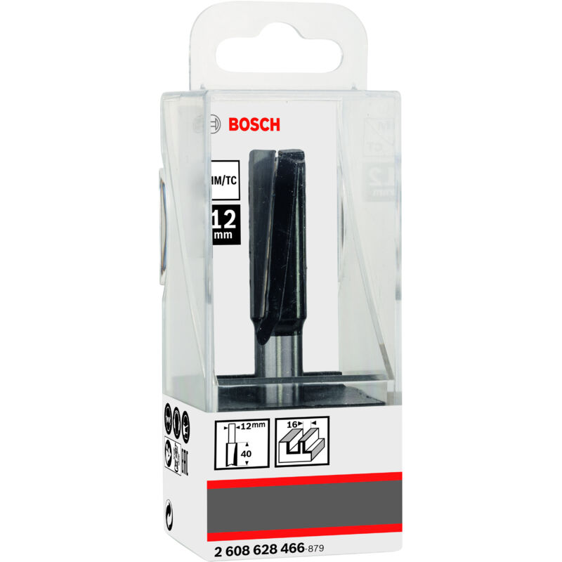 

BOSCH 2608628466 Fresa de ranurar 12 mm D1 16 mm L 40 mm G 81 mm