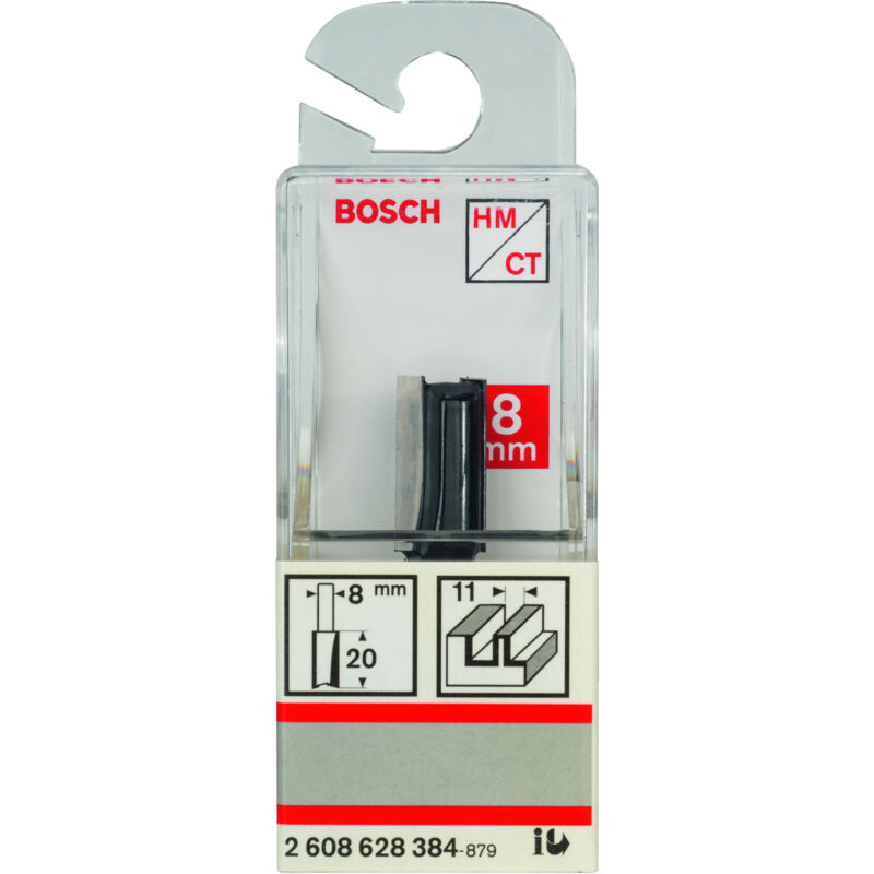 

BOSCH 2608628384 Fresa de ranurar 8 mm D1 11 mm L 20 mm G 51 mm