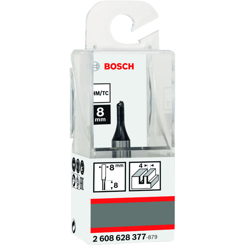 

BOSCH 2608628377 Fresa de ranurar 8 mm D1 4 mm L 8 mm G 51 mm