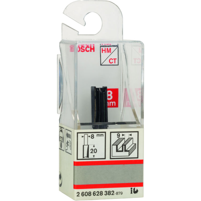 

BOSCH 2608628382 Fresa de ranurar 8 mm D1 9 mm L 20 mm G 51 mm