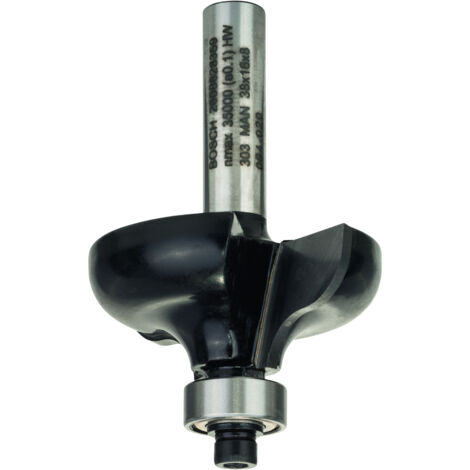 BOSCH  FRESA PARA BORDES G, 8 MM, R1 4,8 MM, D 31,8 MM, L 12,4 MM, G 54 MM MILÍMETROS 6.3 MILÍMETROS