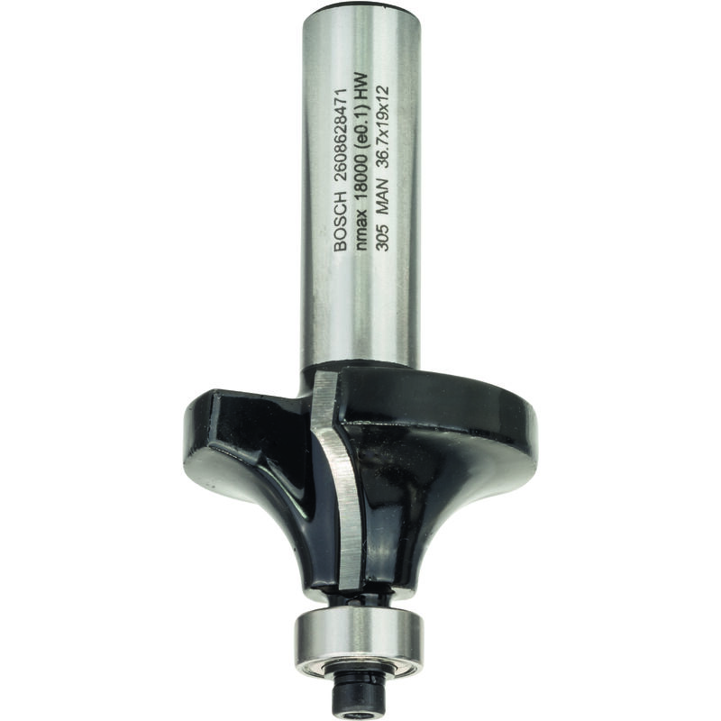 

BOSCH 2608628471 Fresa para redondear 12 mm R1 12 mm L 19 mm G 70 mm
