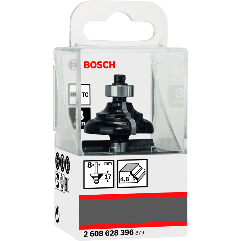 

BOSCH 2608628396 Fresa perfilar C 8 mm R1 4,8 mm B 9,5 mm L 14 mm G 57 mm