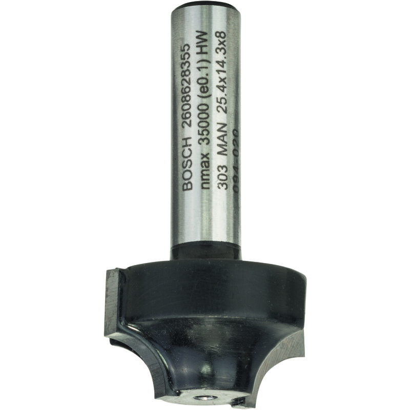 

BOSCH 2608628355 Fresa perfilar E 8 mm R1 6,3 mm D 25,4 mm L 14 mm G 46 mm