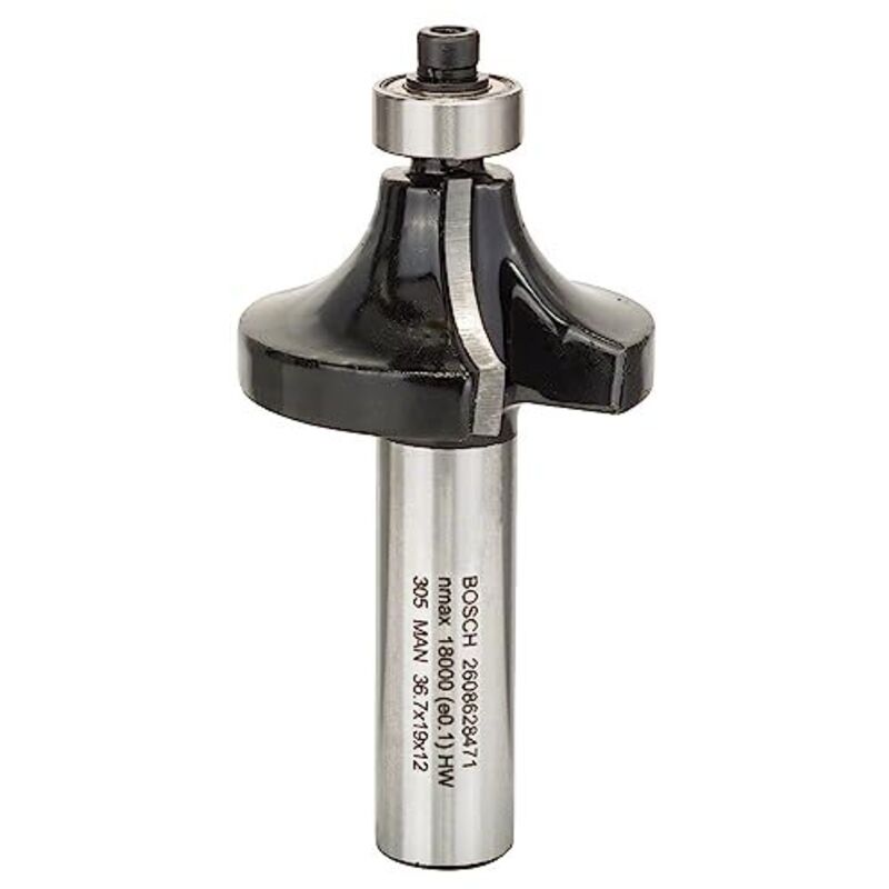 Fresa di finitura, 12 mm, R1 12 mm, L 19 mm, G 70 mm