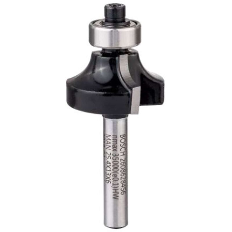 Fresa di finitura, 6 mm, R1 6,3 mm, D 25,4 mm, L 13,1 mm, G 54 mm