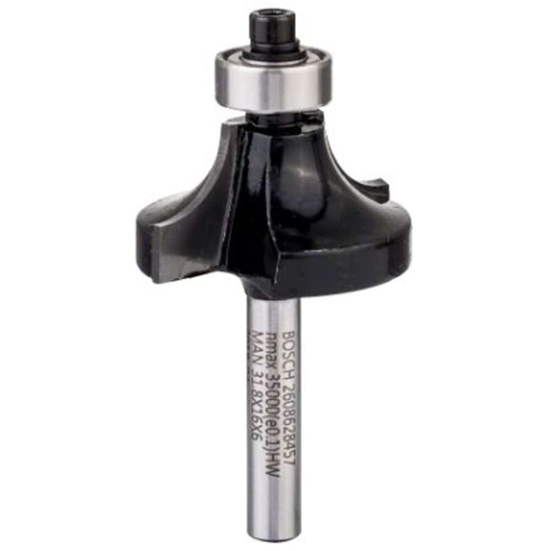 Fresa di finitura, 6 mm, R1 9,5 mm, D 31,8 mm, L 16,2 mm, G 57 mm