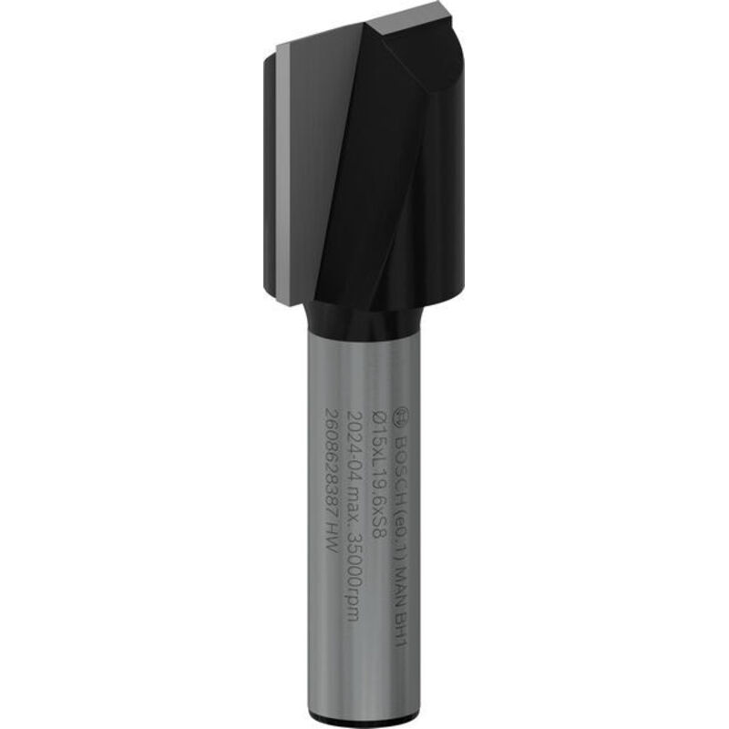 Fresa Standard ranurar 2 filos:8x15x20mm