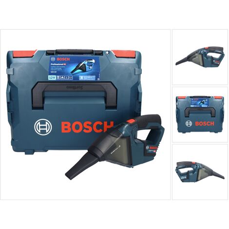 Bosch Bosch GAS 12V Professional aspirapolvere senza filo Nero, Blu, Rosso  Senza sacchetto