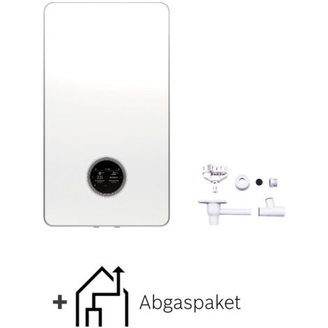 BOSCH Gas-Brennwert-Pluspaket Bopa PL GC78C-003 Condens GC7800i W 20/30 C 23, Abgas C33x, Schwarz