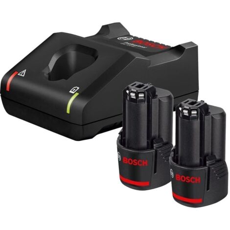 BOSCH GBA12V/GAL12V 2x2Ah 12v Charger & battery pack