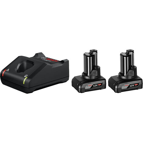 BOSCH GBA12V/GAL12V 2x6Ah 12v Charger & battery pack