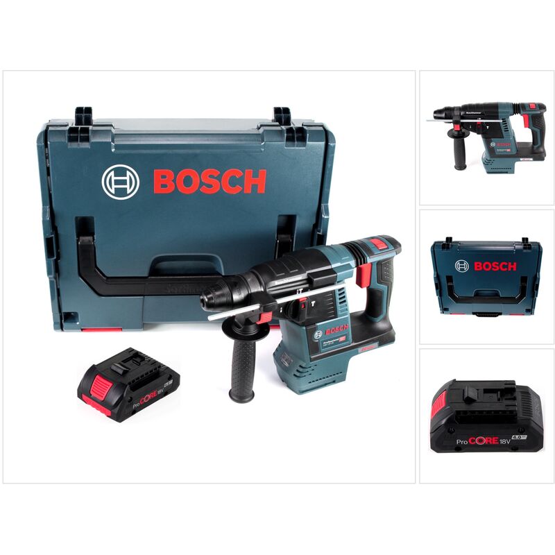 Image of Bosch - gbh 18 V-26 Professional Tassellatore a batteria SDS-Plus in valigetta L-Boxx + 1x Batteria gba 4,0 Ah ProCORE - senza caricabatterie