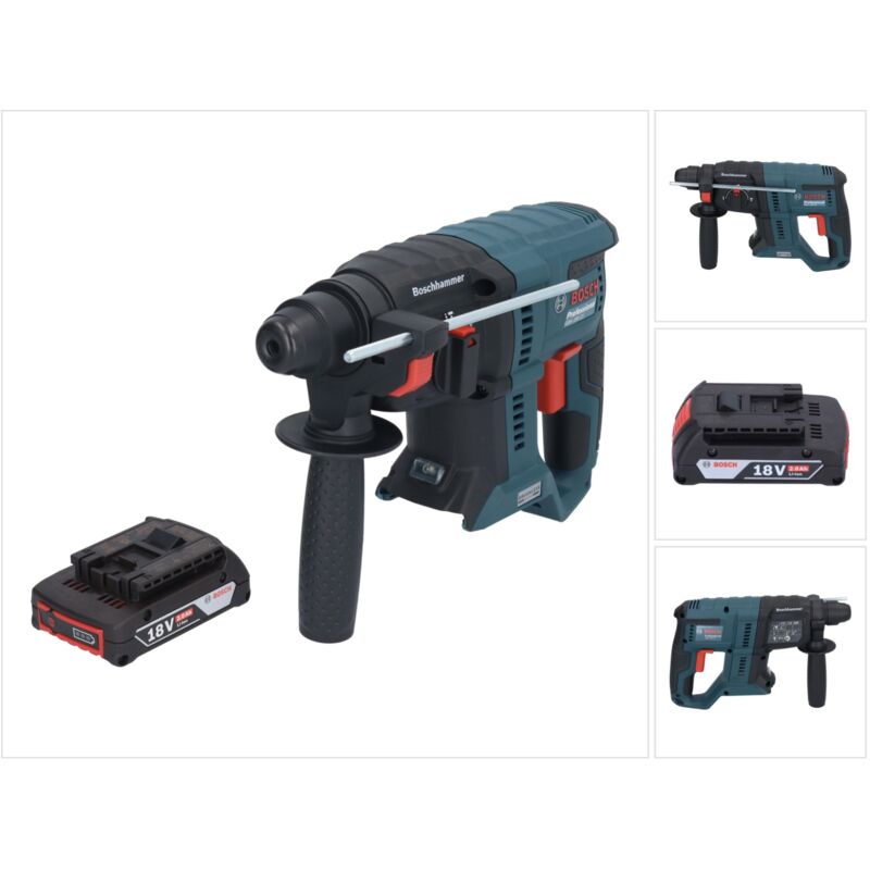Image of Gbh 18V-21 Professional 18 v 2,0 j sds plus Brushless trapano a percussione a batteria + 1x batteria 2,0 Ah - senza caricabatterie - Bosch