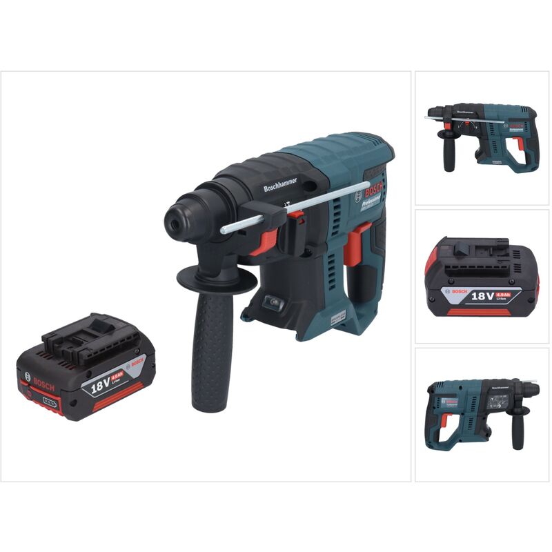 Image of Gbh 18V-21 Professional 18 v 2,0 j sds plus Brushless trapano a percussione a batteria + 1x batteria 4,0 Ah - senza caricabatteria - Bosch