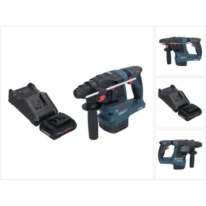 Bosch gbh 18V-22 Professional Marteau perforateur sans fil 18 v 1,9 j sds Plus Brushless 1x batterie ProCORE 4,0 Ah + chargeur
