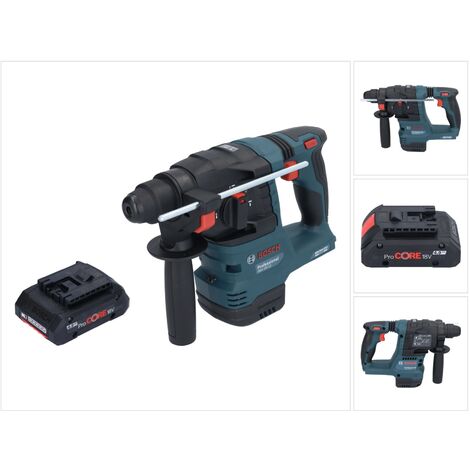 Bosch GBH 18V-22 Professional Akku Bohrhammer 18 V 1,9 J SDS Plus Brushless + 1x ProCORE Akku 4,0 Ah - ohne Ladegerät
