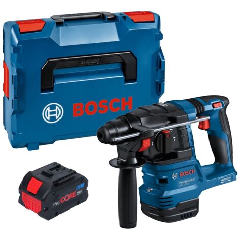 Bosch GBH 18V-22 Professional Akku Bohrhammer 18 V 1,9 J SDS Plus Brushless + 1x ProCORE Akku 5,5 Ah + L-Boxx - ohne Ladegerät