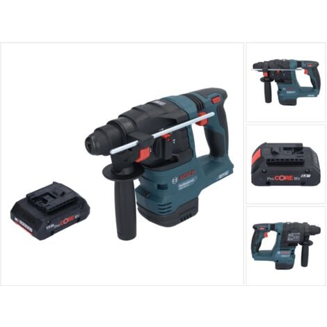 BOSCH PROFESSIONAL Bosch GBH 18V-22 Professional Marteau perforateur sans fil 18 V 1,9 J SDS Plus Brushless + 1x batterie ProCORE 4,0 Ah - sans chargeur