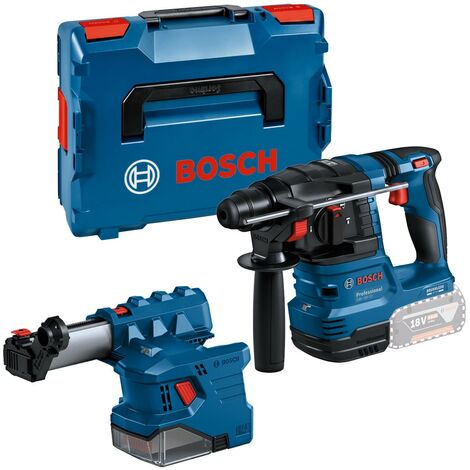 Bosch GBH 18V-22 SDS + Brushless Cordless Rotary Hammer + Dust Extractor + LBOXX